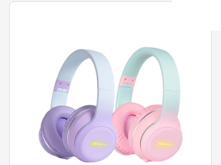 Auriculares Bluetooth Infantiles Diadema Colores Pastel - auriculares inalámbricos