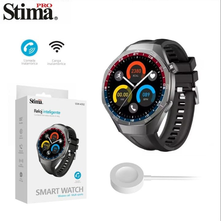 Smartwatch Deportivo Redondo con Llamadas y Multideporte - smartwatch
