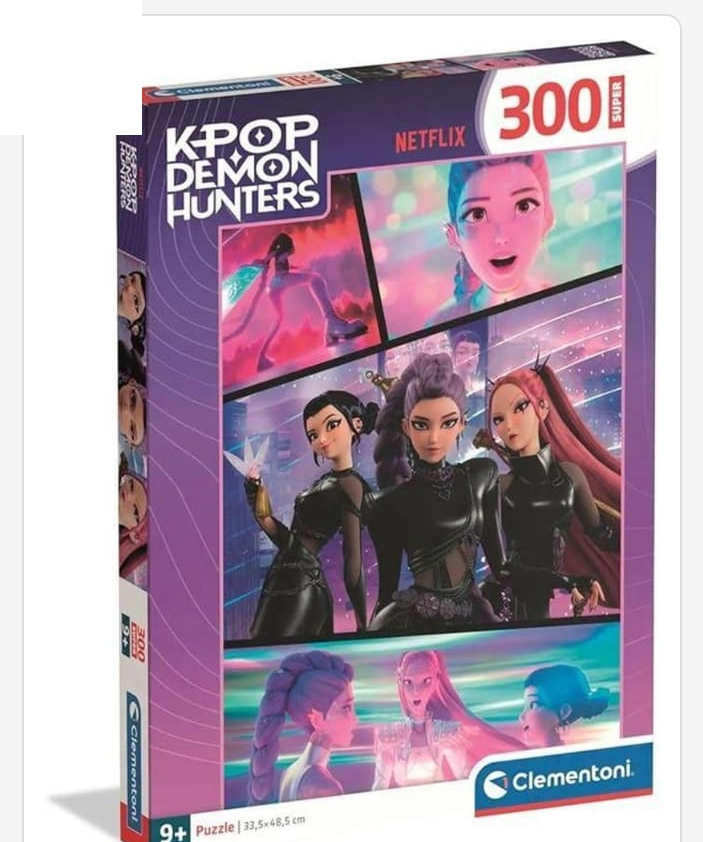 Puzzle 300 Piezas K-Pop Demon Hunters Huntrix (Clementoni)