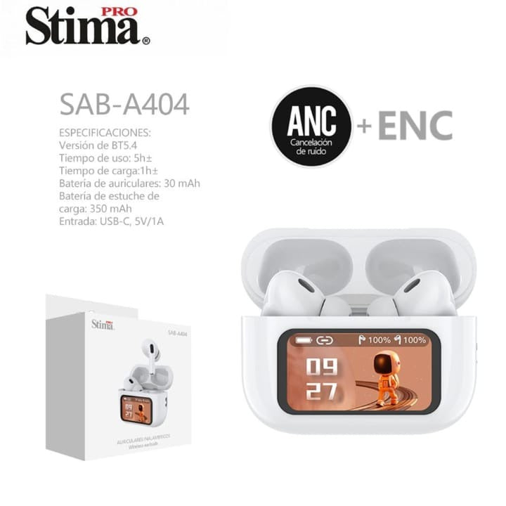 Auriculares Inalámbricos con Cancelación de Ruido ANC + ENC - auriculares inalámbricos
