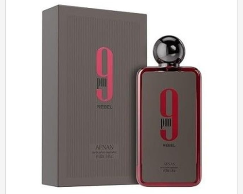 Afnan 9pm Rebel Rojo 100ml - perfume árabe hombre