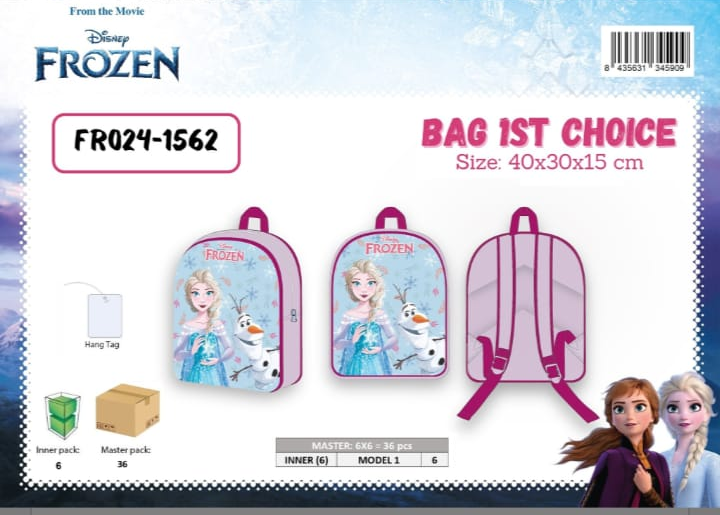 Mochila escolar Frozen 40cm