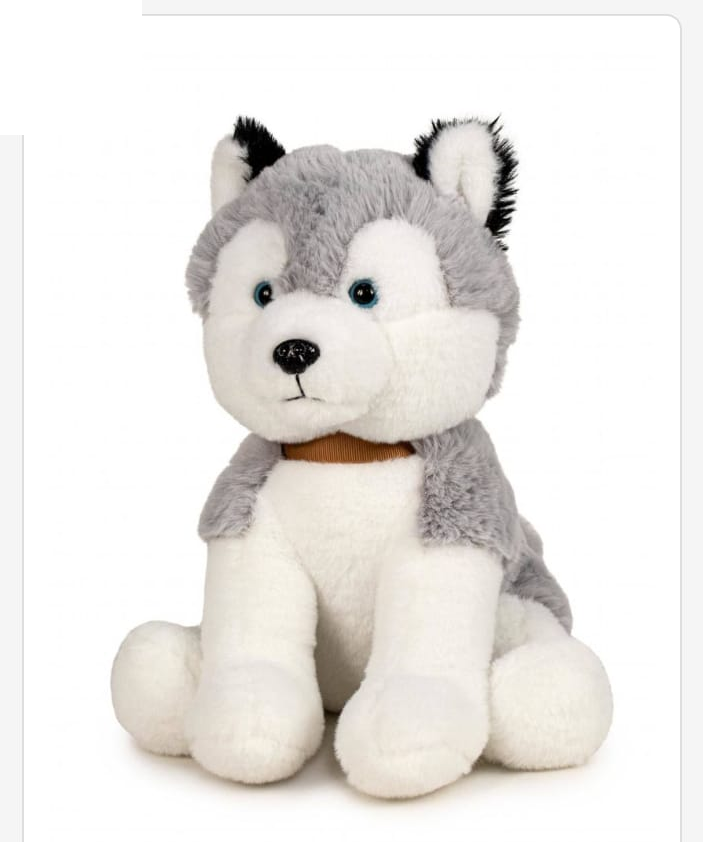 Peluche Husky 25cm suave