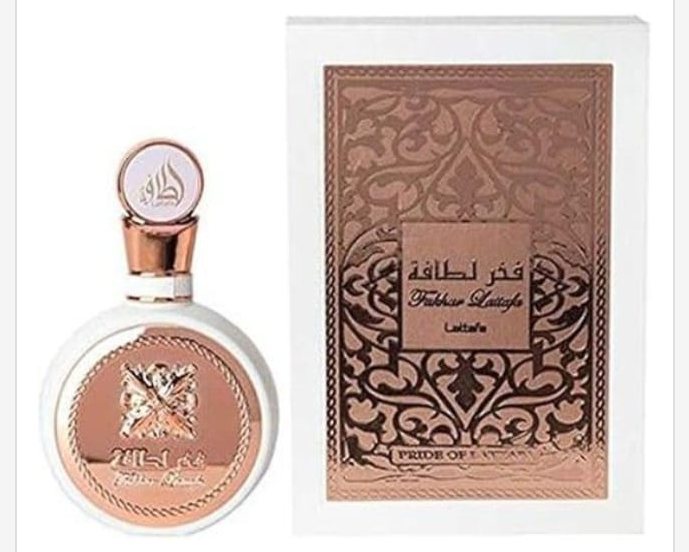 Lattafa Fakhar White Golden 100ml (Mujer) - perfume árabe mujer
