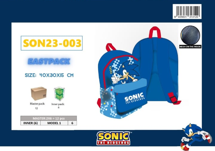 Mochila escolar Sonic Teenager Bag