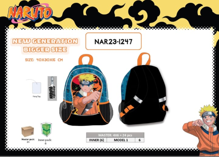 Mochila escolar Naruto New Generation