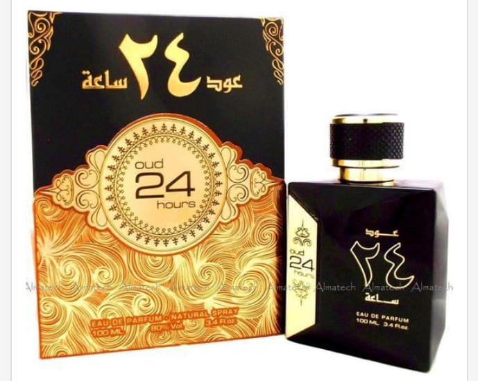 Lattafa Oud 24 Hours 100ml - perfume árabe unisex