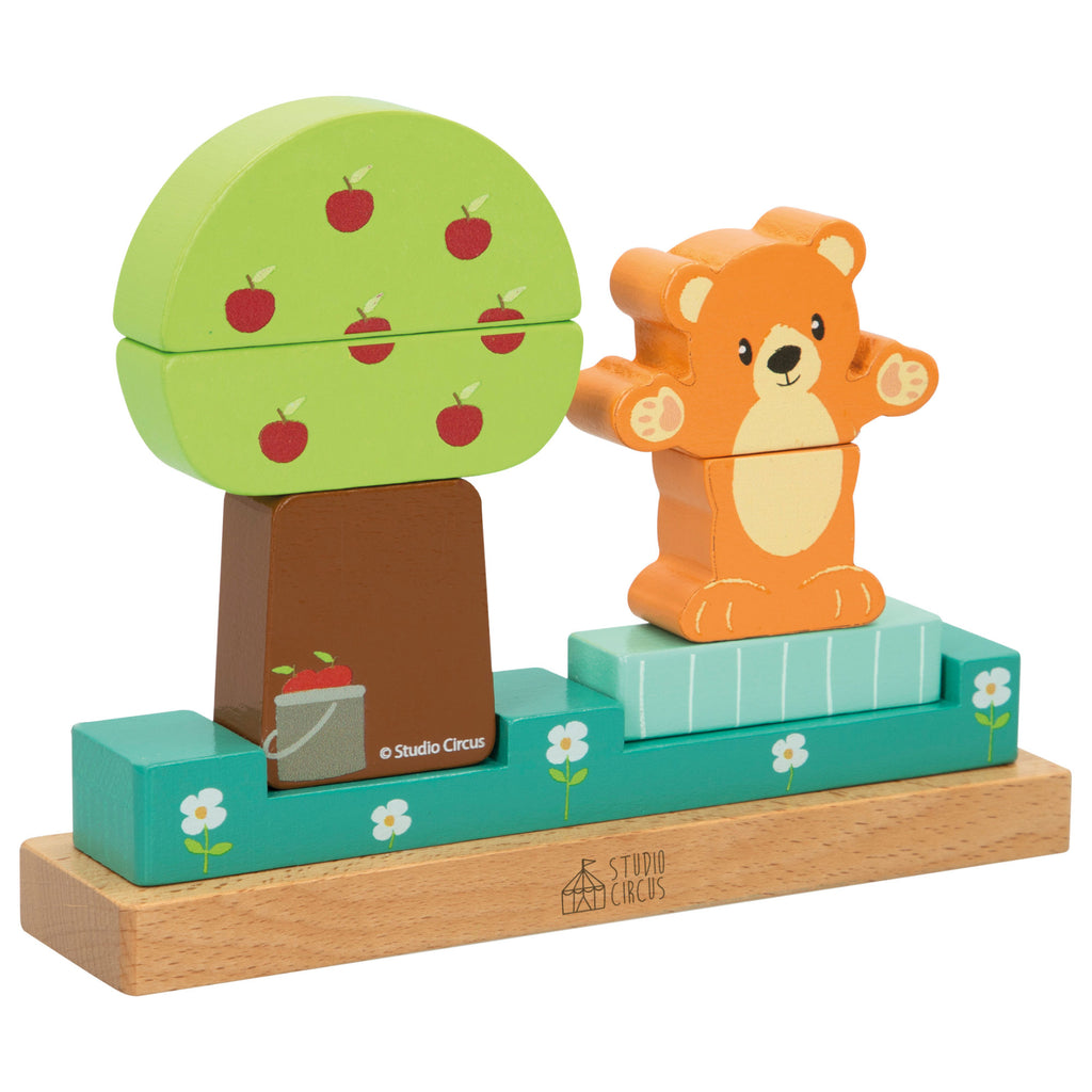Woomax Circus Juego de Blocks de Madera