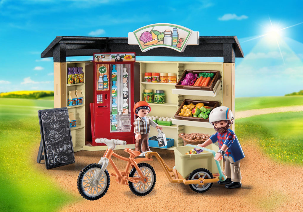 Playmobil Tienda de Granja 24 Horas 71250 montado