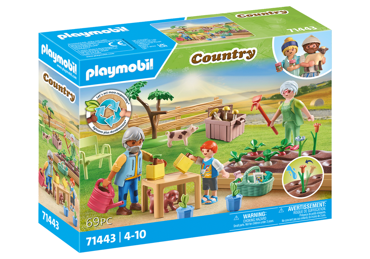 Playmobil Country Huerto con Abuelos 71443 caja