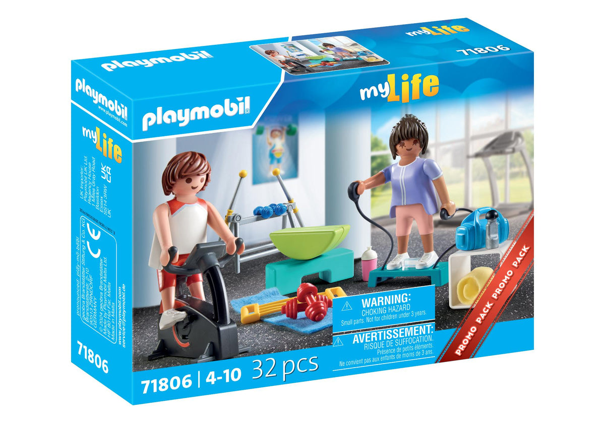 Playmobil Entrenamiento Fitness 71806 caja
