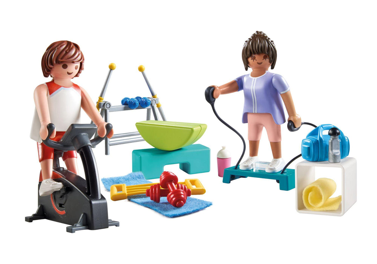 Playmobil Entrenamiento Fitness 71806 montado