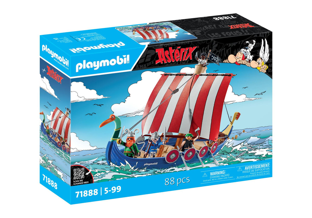 Playmobil Astérix Barco Pirata 71888 caja