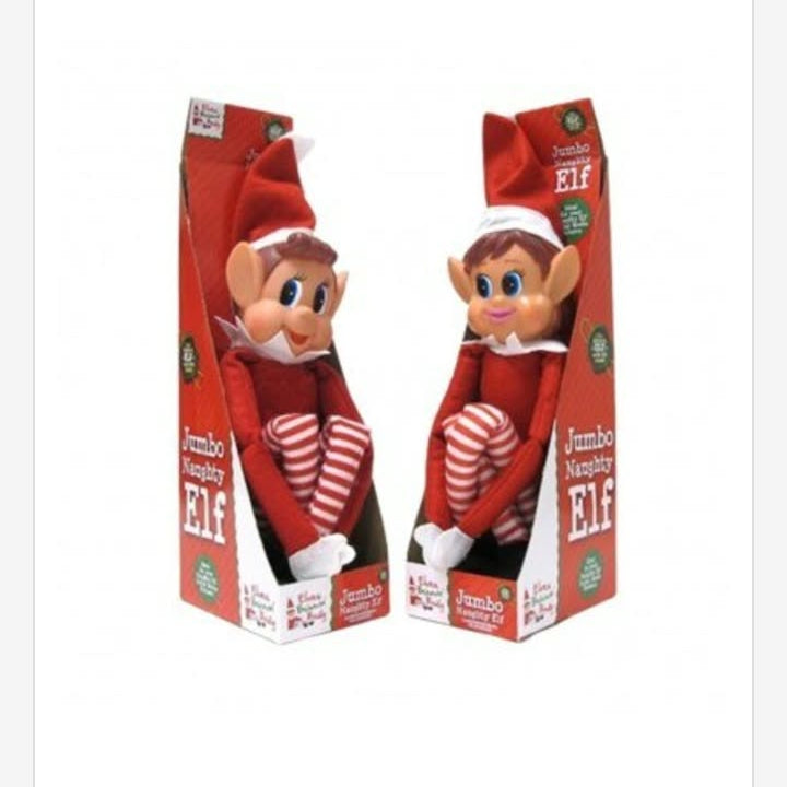 Elfo Travieso de Navidad Jumbo 60 cm