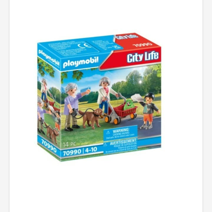 Playmobil City Life Abuelos con Nieto 70990
