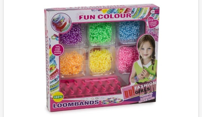Crea Pulseras de Goma 6 Colores - muñeca de juguete