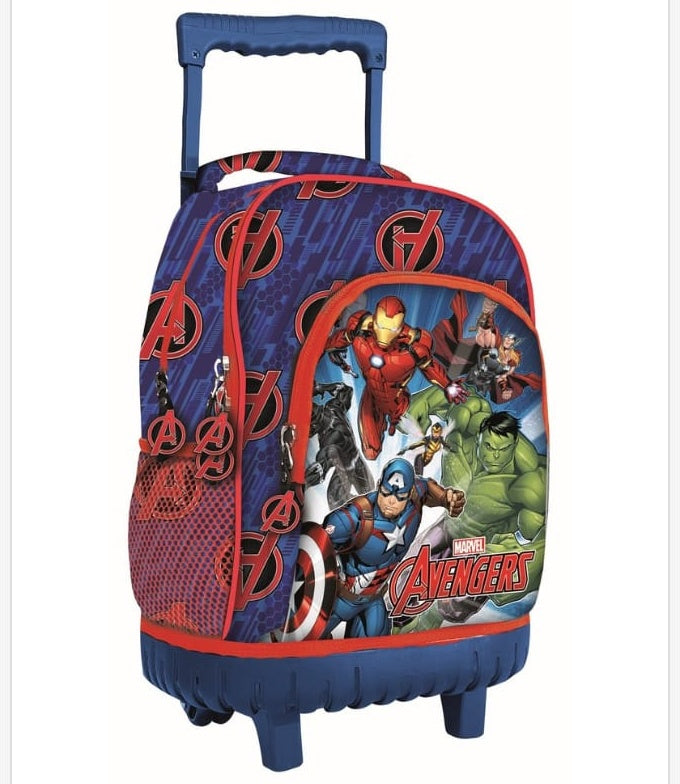 Mochila trolley escolar Grande 44cm Avengers con ruedas