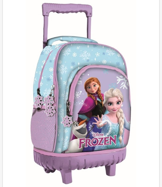 Mochila trolley escolar Grande 44cm Frozen con ruedas