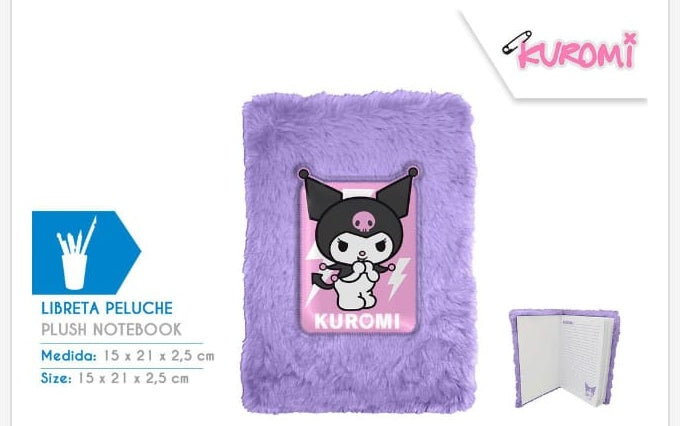 Libreta Plush Kuromi