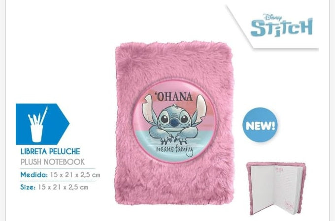 Libreta Plush Stitch