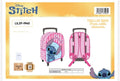Mochila trolley escolar Mini 31cm Stitch (amarillo) con ruedas