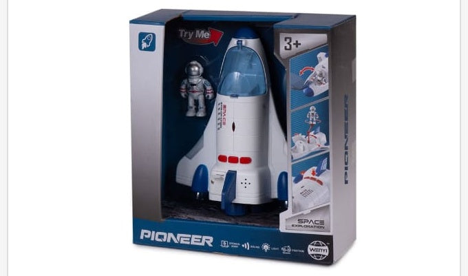 Nave Espacial con Astronauta Luz y Sonido