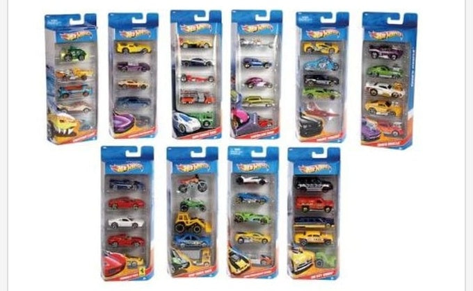 Hot Wheels Pack de 5 Coches