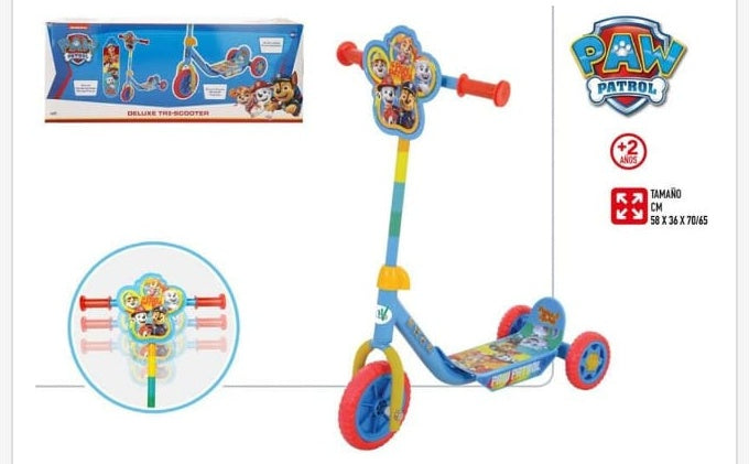 Patinete 3 Ruedas Paw Patrol Infantil - patinete infantil