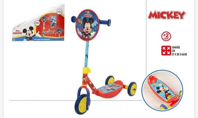 Mi Primer Scooter Mickey Mouse 3 Ruedas - patinete infantil