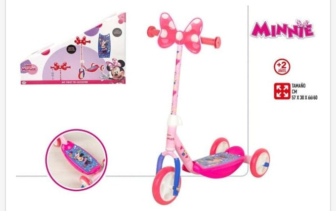 Mi Primer Scooter Minnie Mouse 3 Ruedas - patinete infantil