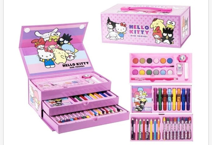 Set Coloreable Maletin Hello Kitty