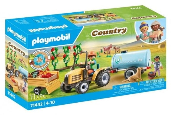 Playmobil Country - Tractor con Trailer y Cisterna 71442