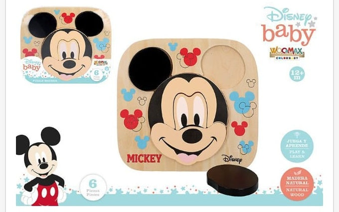 Juguete de madera Woomax Puzzle Disney de Madera