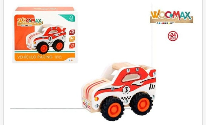 Juguete de madera Woomax Vehiculo de Madera Racing